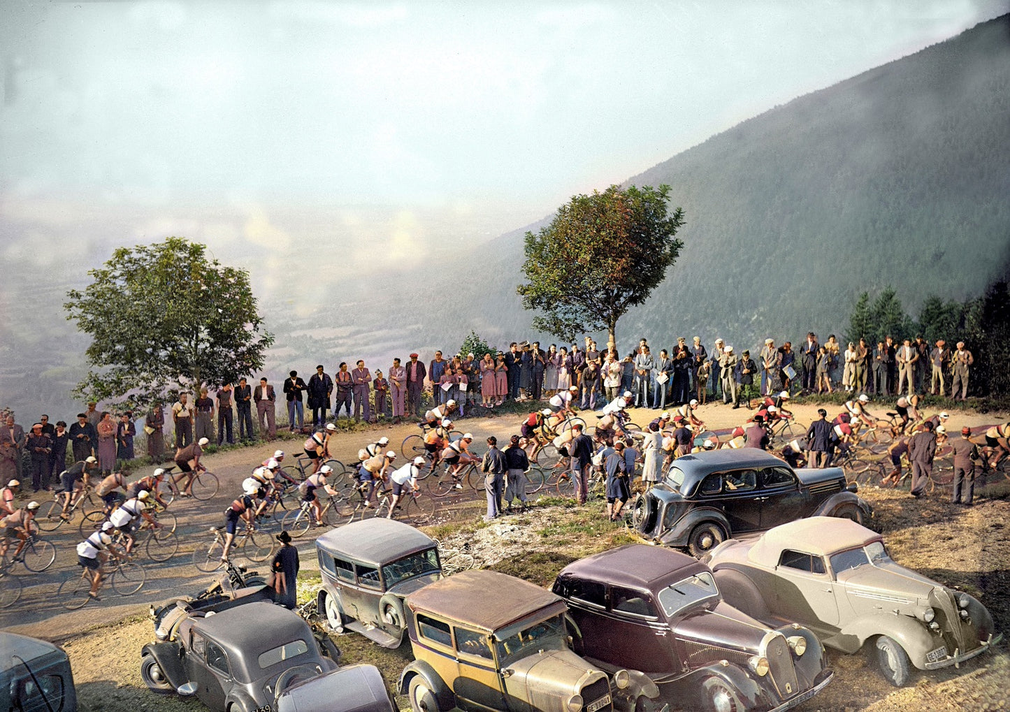 Col de la Faucille - TdF 1939 - Coloriert