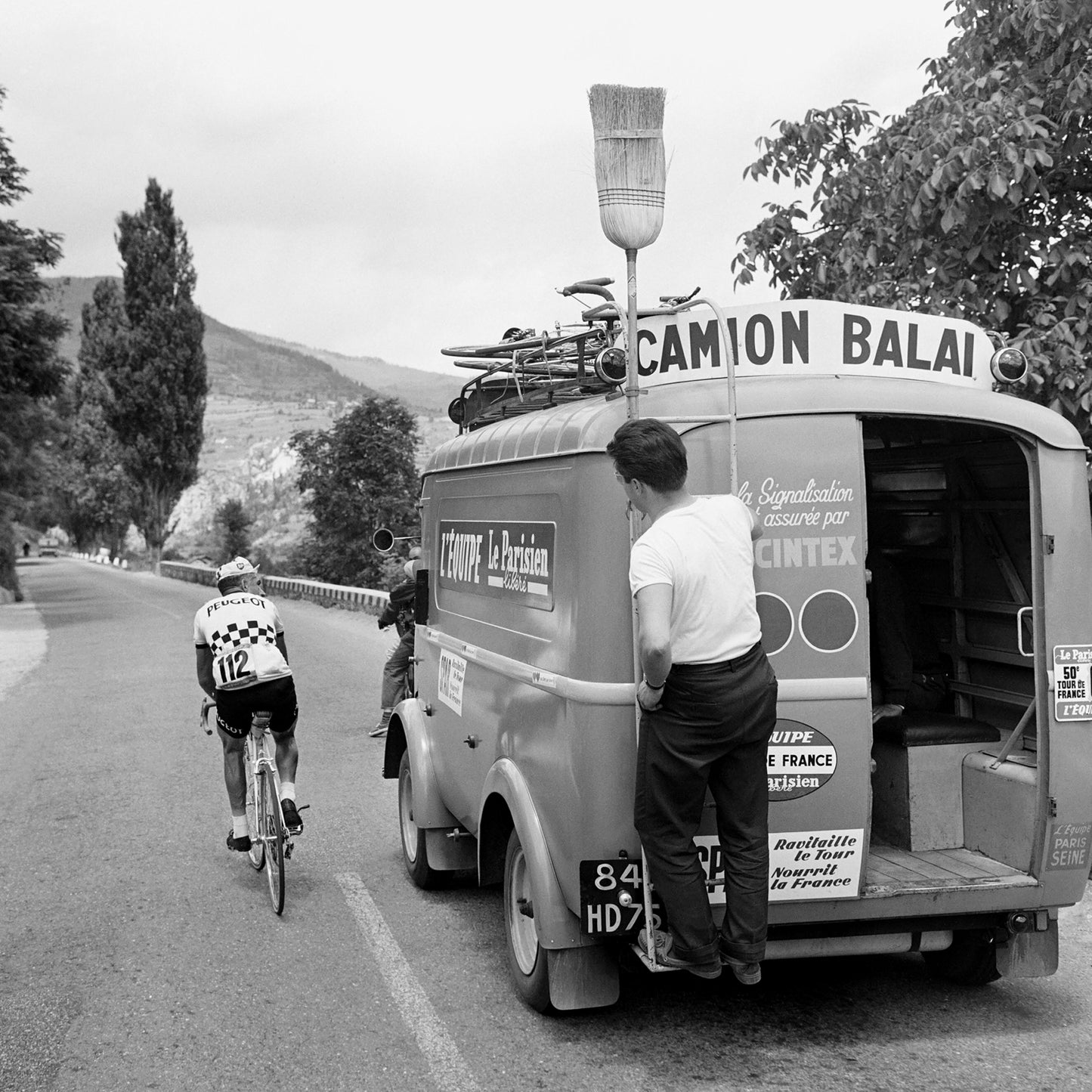 Besenwagen bei der TdF 1963
