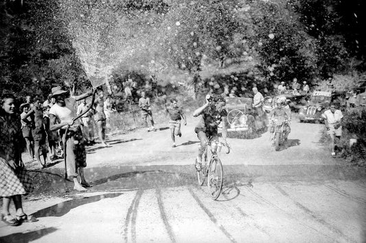 Erfrischung bei der TdF 1948